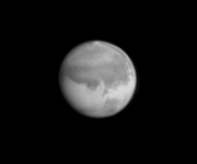Deux heures de la rotation de Mars, le 17 octobre 2005